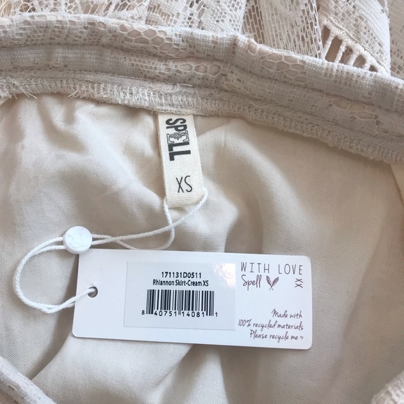 Spell Cream Rhiannon Skirt - Picture 9 of 11